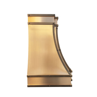 SINDA Sierra Brass Stainless Steel Kitchen Hood SRH33-6TR 