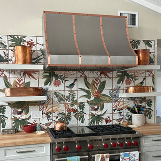 [CUSTOM] SINDA Sloped Shape Stainless Steel Range Hood SRH9-4TR-BS