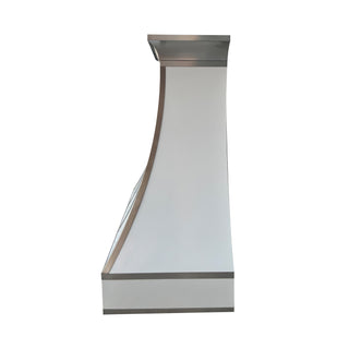 SINDA Luxury Tuscan White Stainless Steel Custom Stove Hood