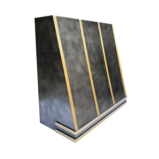 SINDA ZRH11 Handmade Premium Sloped Zinc Kitchen Hood| Custom Ventilation Solution