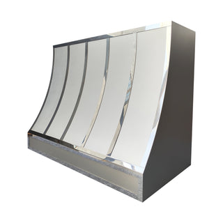 handcrafted stainless steel range hood 