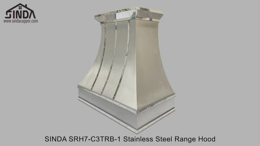 Video of SINDA Tuscan Decorative Stainless Steel Range Hood