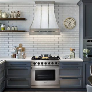 2 Pieces –SINDA SRH3-C-2STRM Stainless Steel Range Hood with Thor Gas Range - Sinda Copper