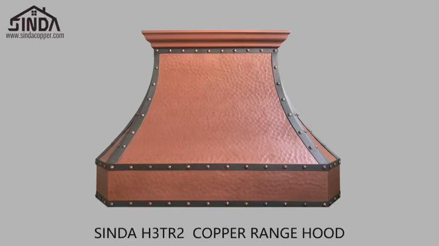 SINDA H3TR2 Handmade Antique Handmade Copper Oven Hood