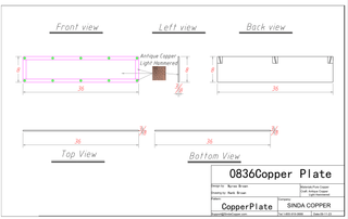 Copper Plates For Steve - Sinda Copper