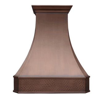 CUSTOM -Classic Copper Range Hood - H3 - Sinda Copper