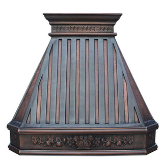 CUSTOM - Copper range hood H14TA2-1 - Sinda Copper