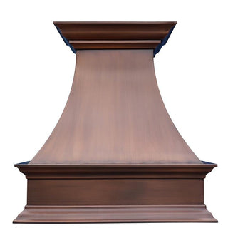 CUSTOM - Copper Range Hood H18-502436 - Sinda CopperFree standard shipping