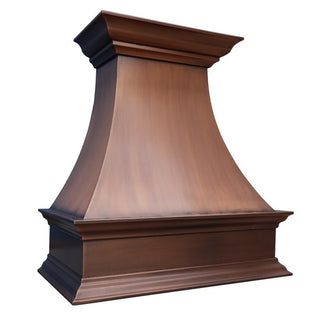 CUSTOM - Copper Range Hood H18-502436 - Sinda CopperFree standard shipping