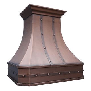 CUSTOM - Copper Range Hood H3TR - Sinda Copper