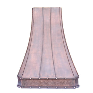 SINDA classic design decorative straps copper custom kitchen hood
