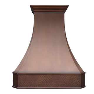 CUSTOM H3 Copper Range Hood For Monaca - Sinda Copper