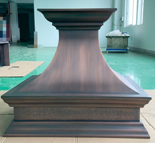 Custom - SINDA Copper Range Hood H18 Extension - Sinda CopperRange Hood