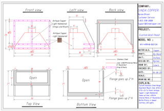 Custom - SINDA H11-4TR-B Copper Range Hood For Jim - Sinda CopperRange Hood