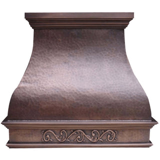 Custom - SINDA H2A Copper Range Hood For Angela - SINDARange HoodFree Standard Shipping (About 12-14 weeks after receipt of the approved drawing)