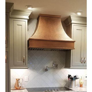 [CUSTOM] SINDA H7C Hand Hammered Copper Range Hood - Sinda Copper