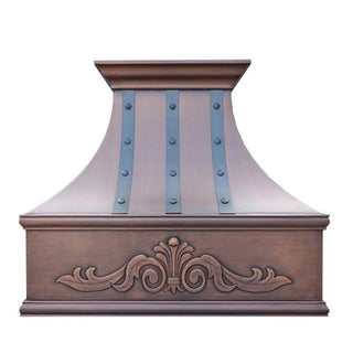 [CUSTOM] SINDA H7TRA2 Hammered Copper Range Hood - Sinda Copper