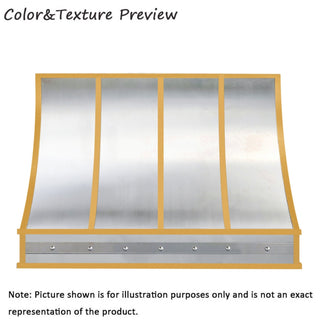 Custom - SINDA SRH11-4TRM Handcrafted Stainless Steel Range Hood - Sinda CopperRange Hood