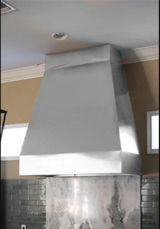 CUSTOM SINDA SRH31-W Stainless Steel Hood For David - Sinda Copper48"W x 24"D x 42"H