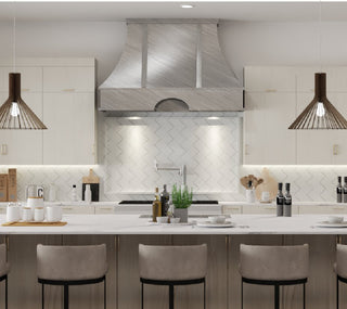 CUSTOM SINDA SRH35-2T Stainless Steel Range Hood For Aisha - Sinda CopperStyle A