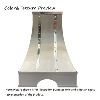CUSTOM SINDA SRH35-2T Stainless Steel Range Hood For Aisha - Sinda CopperStyle B