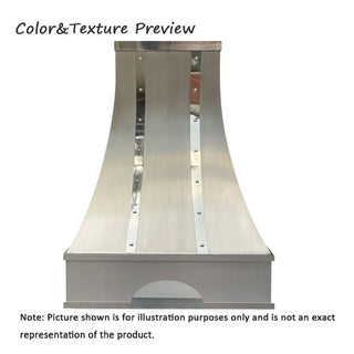 CUSTOM SINDA SRH35-2T Stainless Steel Range Hood For Aisha - Sinda CopperStyle A