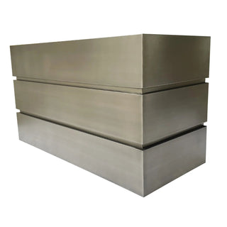 CUSTOM SINDA Stainless Steel Box Shape Range Hood SRH37-BS for Kathy - Sinda Copper30"W x 18-1/2"D x 27"H (Wall Mount)