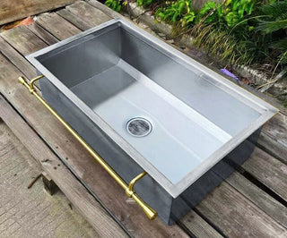Custom- SINDA Stainless Steel Kitchen Sink For Bev - SINDA