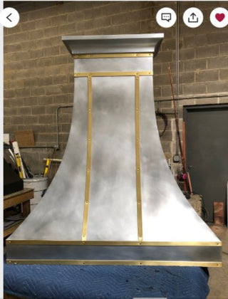 Custom - SINDA Stainless Steel Range Hood For Zaneta - Sinda CopperRange Hood