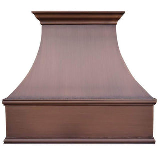 [CUSTOM] SINDA Wall Mount Copper Kitchen Oven Hood In Stock H7S - Sinda Copper