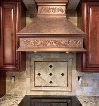 [CUSTOM] SINDA Wall Mount Hand Hammered Copper Range Hood In Stock H10HA - Sinda Copper