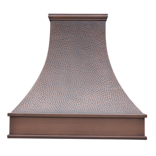 [CUSTOM] SINDA Wall Mount Handcrafted Copper Oven Hood In Stock H7BS - Sinda Copper
