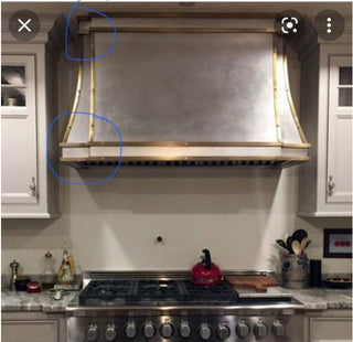 CUSTOM - Stainless Steel Range Hood SRH33-4TR - Sinda CopperBrushed Stainless Steel