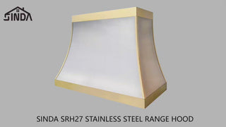 SINDA High-end Niche Design Stainless Steel Custom Kitchen Vent Hood
