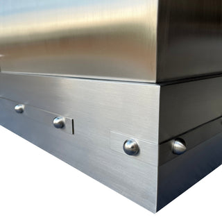 SINDA SRH1-3TR-C Handcrafted Brushed Stainless Steel Range Hood - SINDA