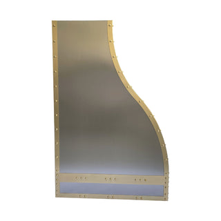 SINDA Sloped Unique Wall Mount Stainless Steel Range Hood