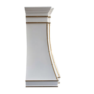 Custom Stainless Steel Kitchen Hood with Crown - SINDA