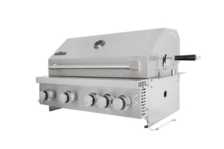 SINDA 32 Inch Stainless Steel BBQ Grill with Rotisserie Burner - Sinda CopperLiquid Propane