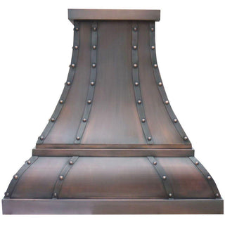SINDA Arch Bell Copper Stove Hood - H1TR2 - Sinda Copper