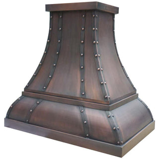 SINDA Arch Bell Copper Stove Hood - H1TR2 - Sinda Copper