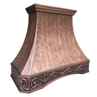 copper range hood-[copper hood-custom copper hood-hammered range hood-Sinda Copper