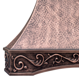 copper range hood-[copper hood-custom copper hood-hammered range hood-Sinda Copper
