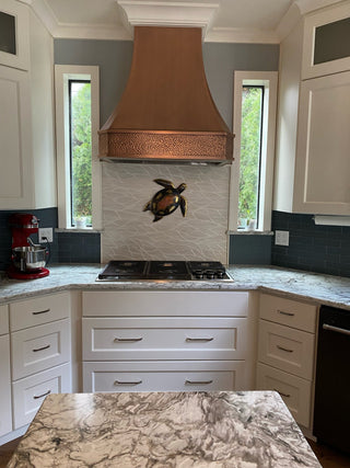 handcrafted top ranked natural copper custom kitchen range hood by sinda