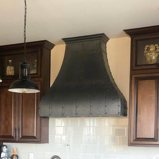 SINDA Handcrafted Wall Mount Bell Curve Oil Rubbed Bronze Custom Kitchen Hood