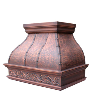 SINDA Bella Copper Kitchen Hood - H25LC - Sinda CopperRange Hood