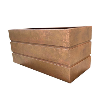 Rustic Style Vintage Box Copper Custom Kitchen Hood-SINDA
