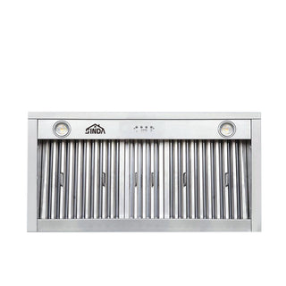 SINDA Built-In/Insert Range Hood, 36 in. 600CFM Range Hood Insert with Adjustable Light in Stainless steel