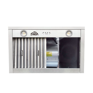 SINDA Built-In/Insert Range Hood in Stainless steel, 30 in. 610CFM Range Hood Insert with Adjustable Light, H0130 (6 Working Days Delivery) - Sinda CopperVentFree Expedited Shipping (4-6 Working Days)