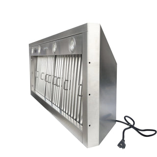 SINDA Built-In/Insert Range Hood in Stainless steel, 60 in. 1200CFM Range Hood Insert with Light, H0160 (6 Working Days Delivery) - Sinda CopperVentFree Expedited Shipping (4-6 Working Days)