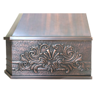 Premium|Handcrafted Apron Detail|Copper Custom Kitchen Hood|SINDA